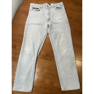 Vintage Levi's 540 Jeans Men's Size 36x30 Gray Flex Denim Brown Tab 90s